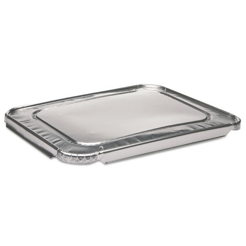 Aluminum Steam Table Pan Lid, Fits One-third Size Pan, 6.19 X 12.31 X 0.5, 200/carton
