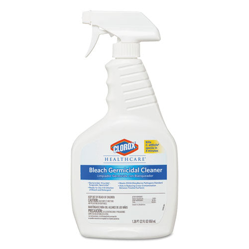 Bleach Germicidal Cleaner, 128 Oz Refill Bottle, 4/carton