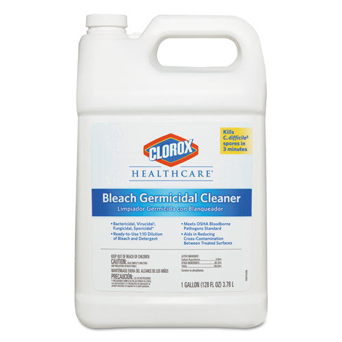 Bleach Germicidal Cleaner, 128 Oz Refill Bottle, 4/carton