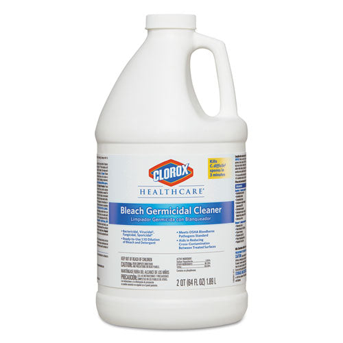 Bleach Germicidal Cleaner, 128 Oz Refill Bottle, 4/carton