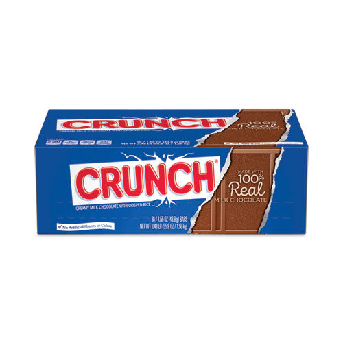 Crunch Bar, Individually Wrapped, 1.55 Oz, 36/box, Ships In 1-3 Business Days