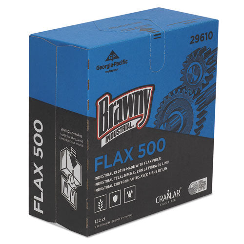Flax 900 Heavy Duty Cloths, 9 X 16.5, White, 72/box, 10 Box/carton