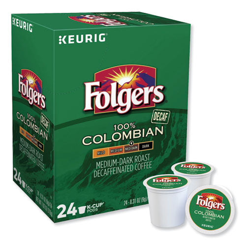 100% Colombian Coffee K-cups, 24/box