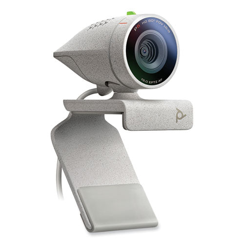 Poly Studio P5 Professional Webcam, 1280 Pixels X 720 Pixels, White