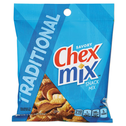 Chex Mix, Traditional Flavor Trail Mix, 3.75 Oz Bag, 8/box