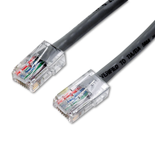 Cat5e Molded Patch Cable, 25 Ft, Gray