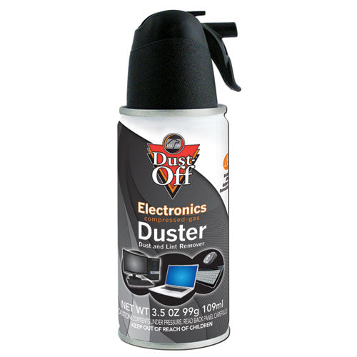 Disposable Compressed Air Duster, 10 Oz Can, 2/pack