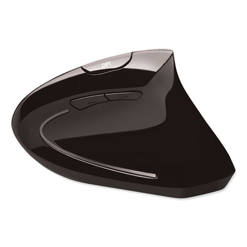 Imouse E10 Wireless Vertical Ergonomic Usb Mouse, 2.4 Ghz Frequency/33 Ft Wireless Range, Right Hand Use, Black