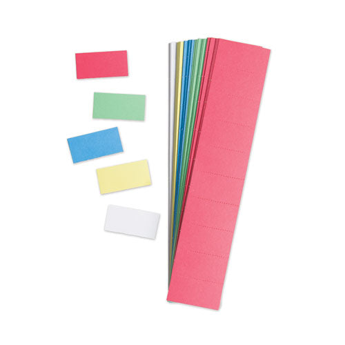 Data Card Replacement, 2 X 1, Assorted Colors, 1,000/pack