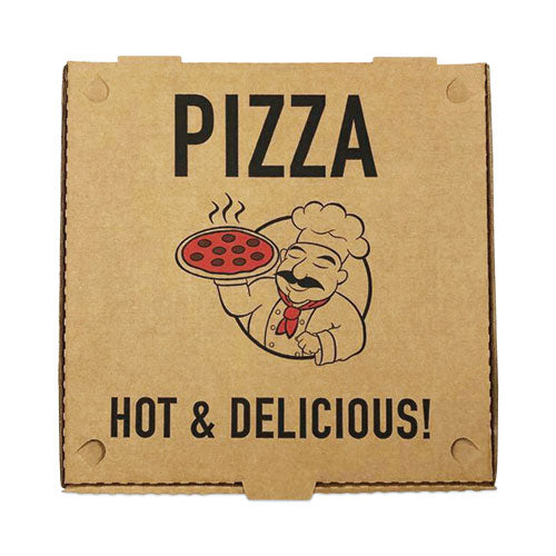 Pizza Boxes, 12 x 12 x 2, Kraft, Paper, 50/Pack Pizza Boxes, 12 x 12 x 2, Kraft, Paper, 50/Pack