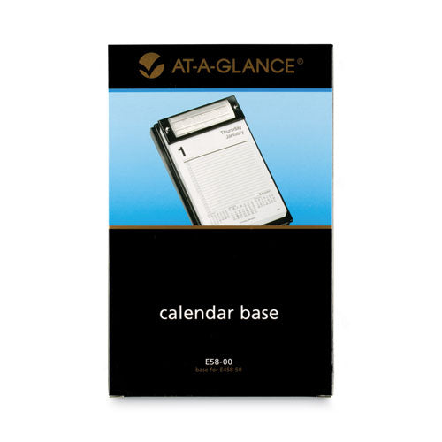 Base For 5 X 8 Tear-off Daily Desk Calendar, 5 X 8, Black