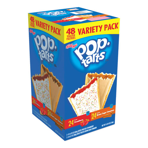 Pop Tarts, Brown Sugar Cinnamon/Strawberry, 2 Tarts/Pouch, 12 Pouches/Pack, 2 Packs/Carton, Ships in 1-3 Business Days Pop Tarts, Brown Sugar Cinnamon/Strawberry, 2 Tarts/Pouch, 12 Pouches/Pack, 2 Packs/Carton, Ships in 1-3 Business Days