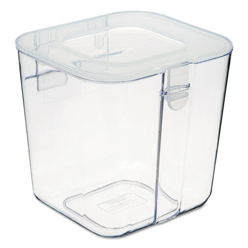 Stackable Caddy Organizer, Small, Plastic, 4.33 X 4 X 4.38, White