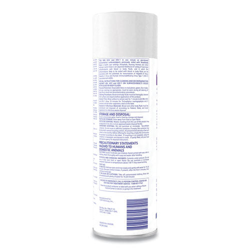 Envy Foaming Disinfectant Cleaner, Lavender Scent, 19 Oz Aerosol Spray, 12/carton