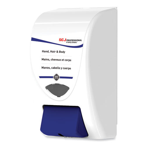 Cleanse Hand, Hair And Body Dispenser, 2 L, 6.4 X 5.7 X 11.5, White/blue, 15/carton