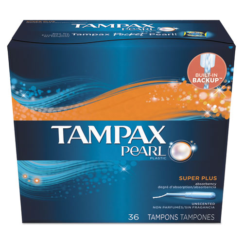 Pearl Tampons, Regular, 36/box