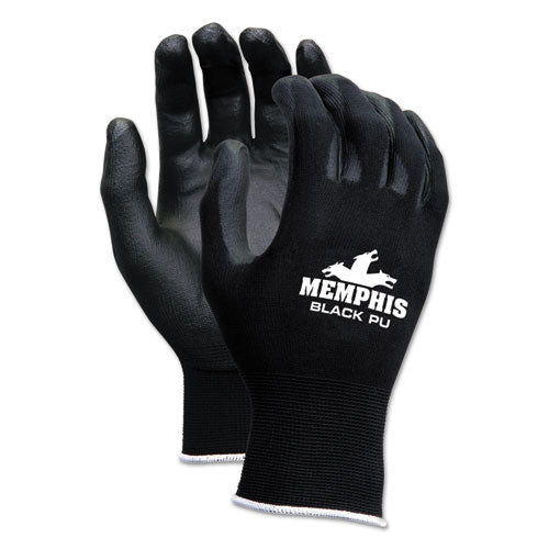 Economy Foam Nitrile Gloves, Medium, Gray/black, 12 Pairs