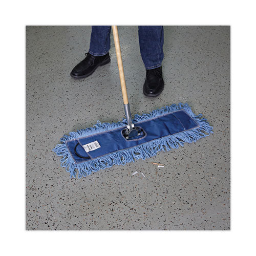 Clip-on Dust Mop Frame, 24w X 5d, Zinc Plated