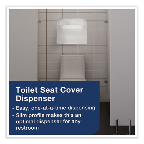 Toilet Seat Cover Dispenser, 16 X 3 X 11.5, White, 12/carton