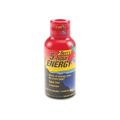 Energy Drink, Berry, 1.93 Oz Bottle, 24/pack, Ships In 1-3 Business Days