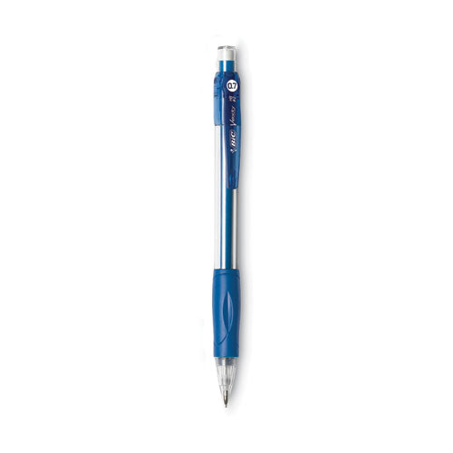 Velocity Original Mechanical Pencil, 0.7 Mm, Hb (#2.5), Black Lead, Blue Barrel, Dozen