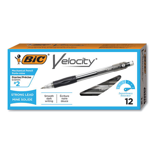 Velocity Original Mechanical Pencil, 0.7 Mm, Hb (#2.5), Black Lead, Blue Barrel, Dozen