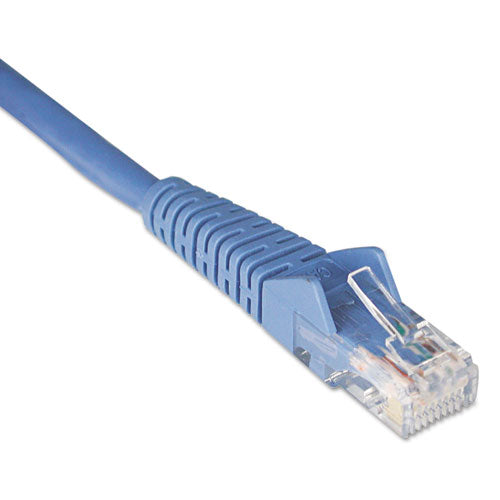 Cat6 Gigabit Snagless Molded Patch Cable, 10 Ft, Blue