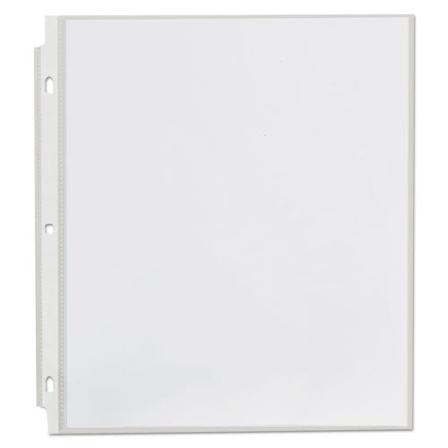 Top-load Poly Sheet Protectors, Standard, Letter, Clear, 100/box