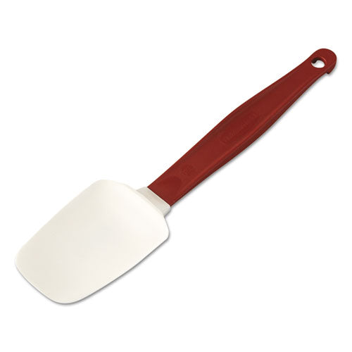 High Heat Scraper Spoon, White W/red Blade, 13 1/2"