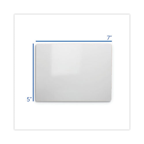 Dry Erase Board, 9 X 7, White Surface, 12/pack