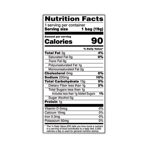 Rice Crisps, Cheddar Cheese, 0.67 oz Bag, 60 Bags/Carton, Ships in 1-3 Business Days Rice Crisps, Cheddar Cheese, 0.67 oz Bag, 60 Bags/Carton, Ships in 1-3 Business Days