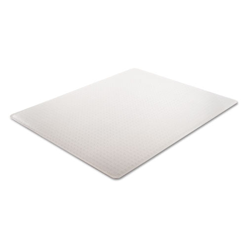 Duramat Moderate Use Chair Mat, Low Pile Carpet, Flat, 45 X 53, Rectangle, Clear