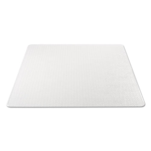 Duramat Moderate Use Chair Mat, Low Pile Carpet, Flat, 45 X 53, Rectangle, Clear