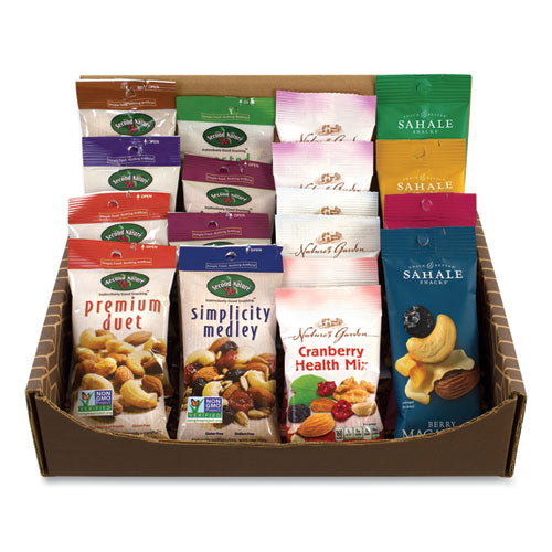 Healthy Mixed Nuts Snack Box, 18 Assorted Snacks, Ships In 1-3 Business Days