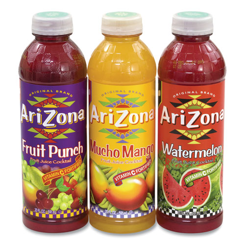 Juice Variety Pack, Fruit Punch/Mucho Mango/Watermelon, 20 oz Bottle, 24/Carton, Ships in 1-3 Business Days Juice Variety Pack, Fruit Punch/Mucho Mango/Watermelon, 20 oz Bottle, 24/Carton, Ships in 1-3 Business Days