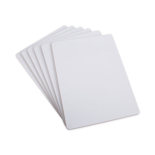 Lap/learning Dry-erase Board, Unruled, 11.75 X 8.75, White Surface, 6/pack