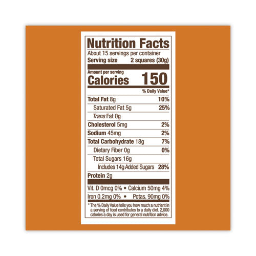 Milk Chocolate And Caramel Chocolate Squares, 15.96 Oz Bag, Ships In 1-3 Business Days