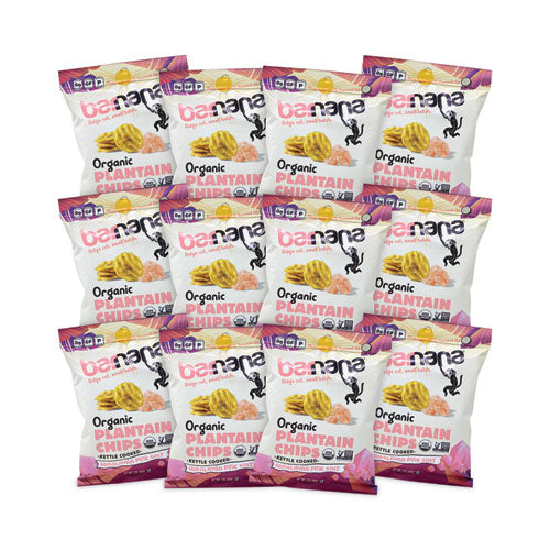 Himalayan Pink Sea Salt Plantain Chips, 2 oz Bags, 12/Pack, Ships in 1-3 Business Days Himalayan Pink Sea Salt Plantain Chips, 2 oz Bags, 12/Pack, Ships in 1-3 Business Days