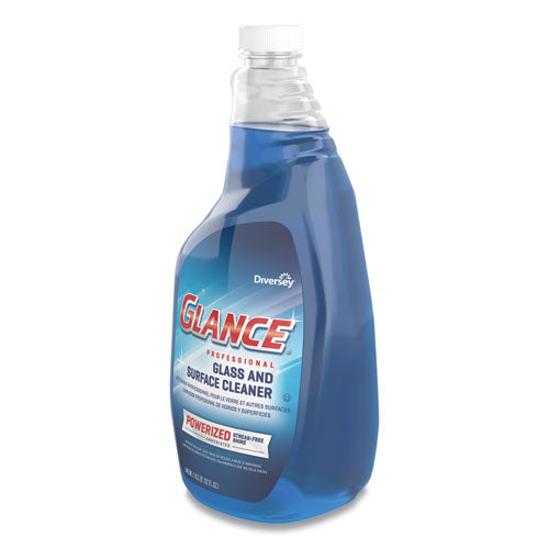 Glance Powerized Glass And Surface Cleaner, Liquid, 32 Oz, 4/carton