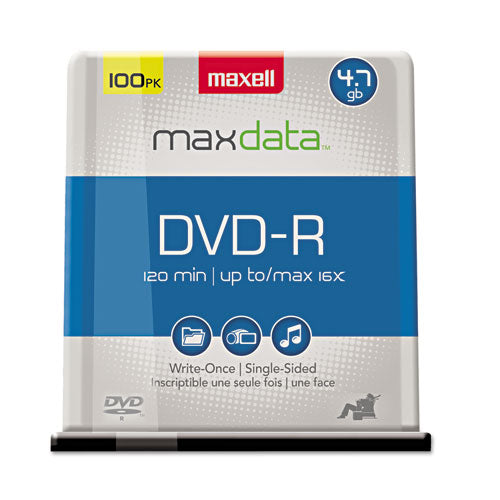 Dvd-r Recordable Disc, 4.7 Gb, 16x, Spindle, Gold, 25/pack