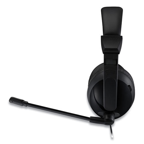 Xtream H5u Binaural Over The Head Headset With Microphone, Black
