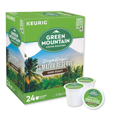 Fair Trade Organic Sumatran Extra Bold Coffee K-cups, 96/carton