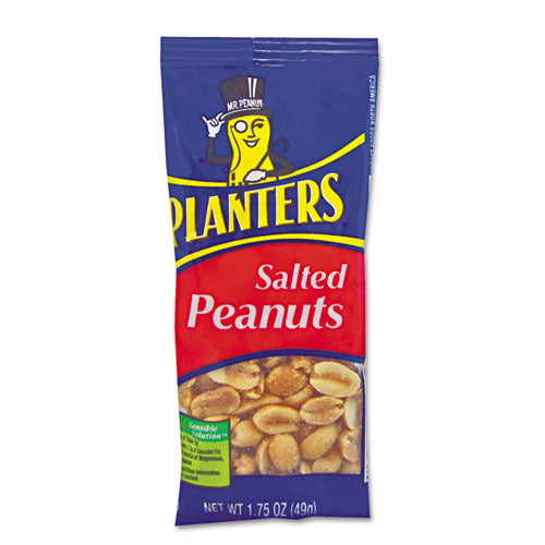 Salted Peanuts, 1.75 Oz Pack, 18 Packs/box, Ships In 1-3 Business Days