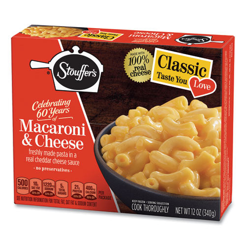 Classics Macaroni and Cheese Meal, 12 oz Box, 6 Boxes/Pack, Ships in 1-3 Business Days Classics Macaroni and Cheese Meal, 12 oz Box, 6 Boxes/Pack, Ships in 1-3 Business Days
