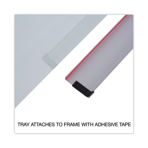 Frameless Glass Marker Board, 72 X 48, White Surface