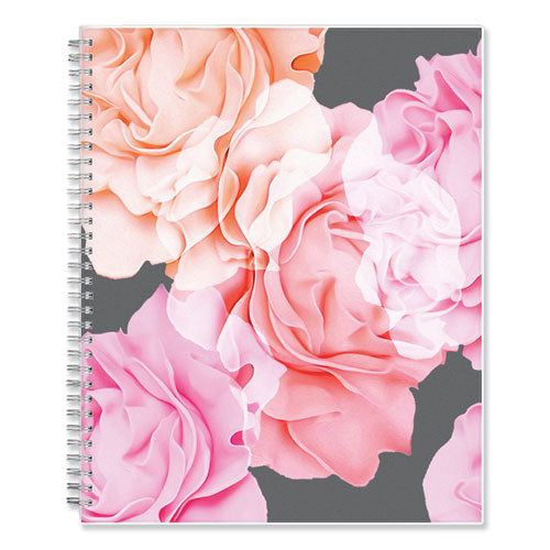 Joselyn Weekly/monthly Planner, Joselyn Floral Artwork, 11 X 8.5, Pink/peach/black Cover, 12-month (jan To Dec): 2023