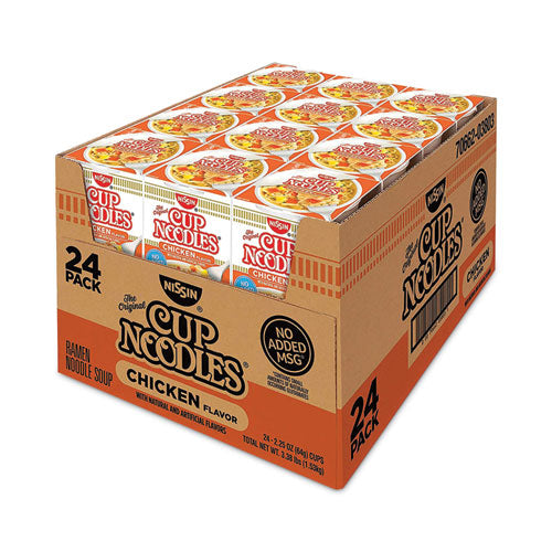 Cup Noodles, Chicken, 2.25 oz Cup, 24 Cups/Carton, Ships in 1-3 Business Days Cup Noodles, Chicken, 2.25 oz Cup, 24 Cups/Carton, Ships in 1-3 Business Days