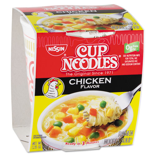 Cup Noodles, Chicken, 2.25 oz Cup, 24 Cups/Carton, Ships in 1-3 Business Days Cup Noodles, Chicken, 2.25 oz Cup, 24 Cups/Carton, Ships in 1-3 Business Days