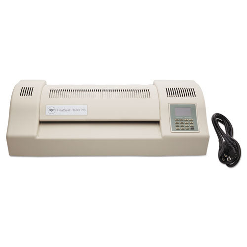 Heatseal H600 Pro Laminator, Four Rollers, 13" Max Document Width, 10 Mil Max Document Thickness
