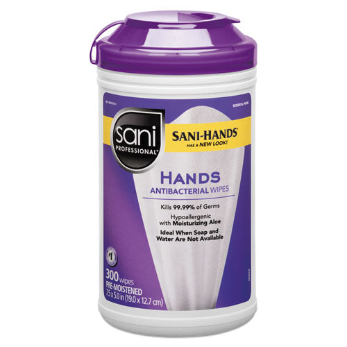Pdi Sani-hands Instant Hand Sanitizing Wipes, 8 X 5, 1,000/carton